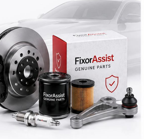FixorAssist genuine parts with brake disc and filters