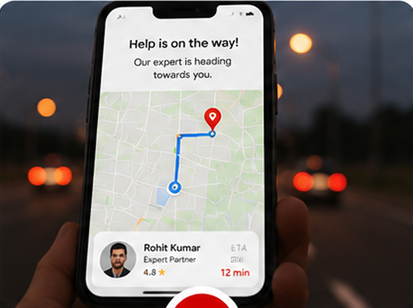 Tracking your expert in the app